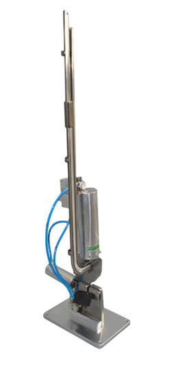 Grampeadeira pneumática para embalagens Grampeadeira pneumática para fechamento de embalagens